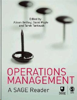 Operations Management: a Strategic Approach.