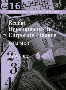 Recent Developments In Corporate Finance. 2 Vols. Set.