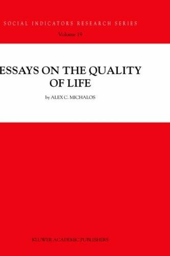 Essays on the Quality of Life.