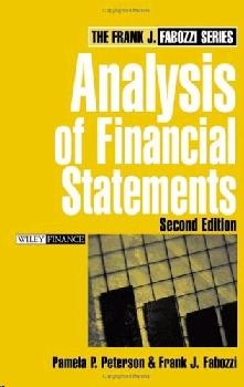 Analysis Of Financial Statements