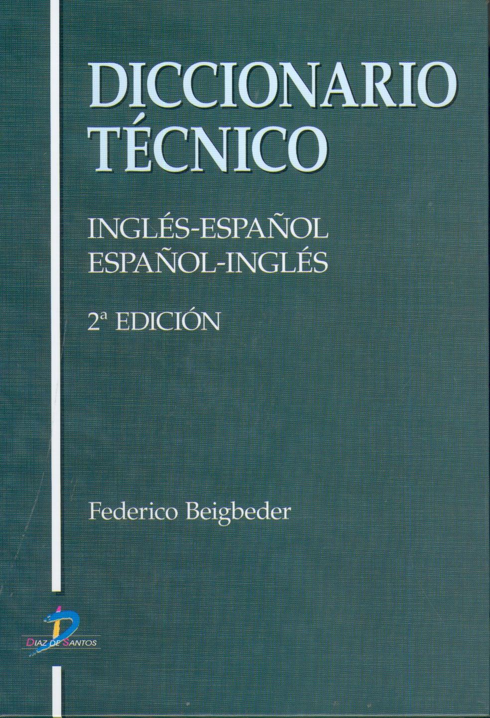 Diccionario Técnico. Inglés-Español