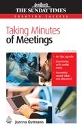 Taking Minutes Of Meetings.