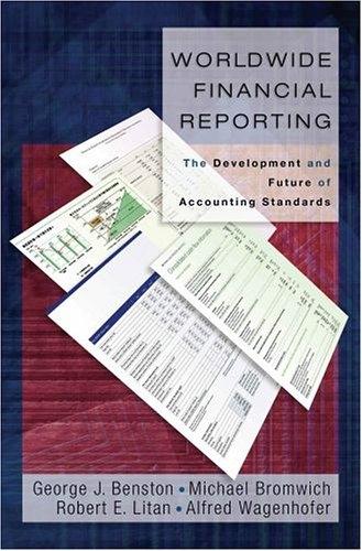 Worldwide Financial Reporting: The Development And Future Of Accounting Standards