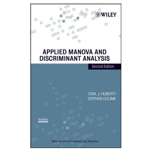 Applied Manova And Discriminant Analysis.
