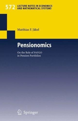 Pensionomics: On The Role Of Paygo In Pension Portfolios