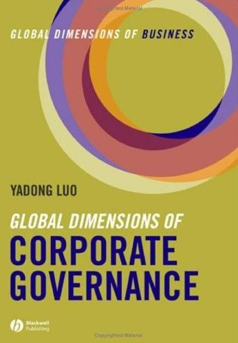 Global Dimensions Of Corporate Governance