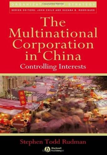 The Multinational Corporation In China: Controlling Interests