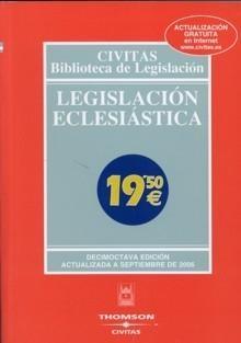 Legislación Eclesiástica