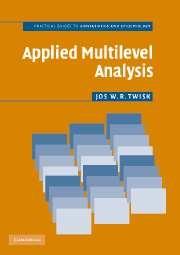 Applied Multilevel Analysis: a Practical Guide For Medical Researchers