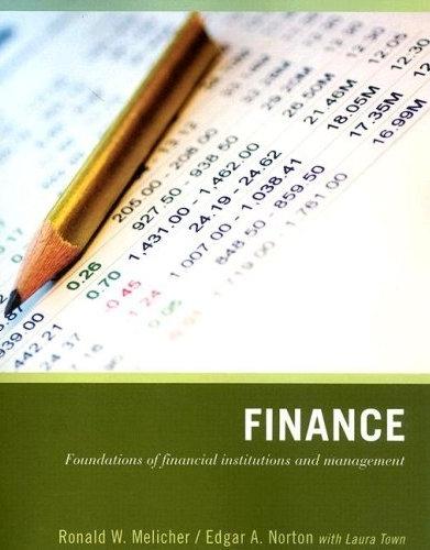 Finance: Foundations Of Financial Institutions And Management