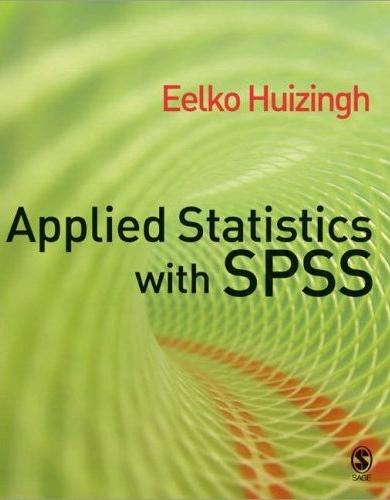 Applied Statistics With Spss.