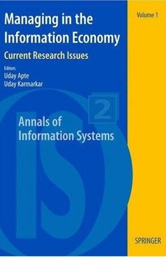 Managing In The Information Economy: Current Research Issues