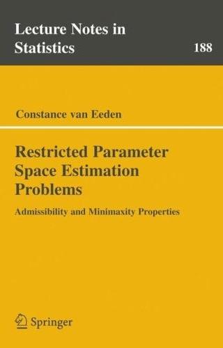 Restricted Parameter Space Estimation Problems: Admissibility And Minimaxity Properties