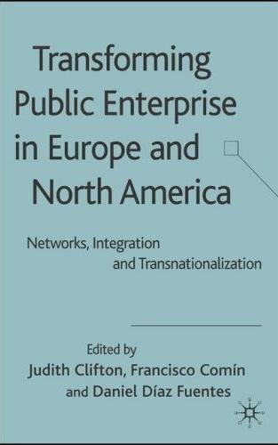 Transforming Public Enterprise In Europe And North America: Networks, Integration And Transnationalizati