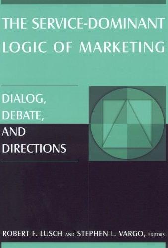 The Service-Dominant Logic Of Marketing: Dialog, Debate, And Directions