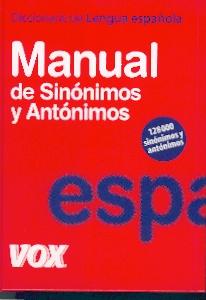 Diccionario Manual de Sinónimos y Antónimos