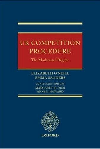 Uk Competition Procedure: The Modernised Regime.