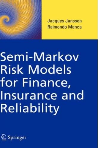 Semi-Markov Risk Models For Finance, Insurance And Reliability