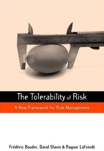 The Tolerability Of Risk: a New Framework For Risk Management.