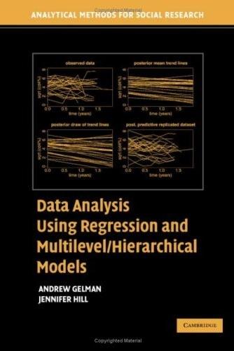 Data Analysis Using Regression And Multilevel / Hierarchical Models