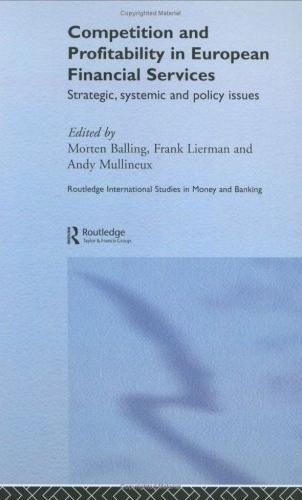 Competition And Profitability In European Financial Services