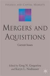 Mergers And Acquisitions: Current Issues