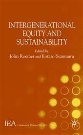 Intergenerational Equity And Sustainability