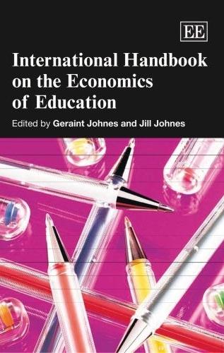 International Handbook On The Economics Of Education.