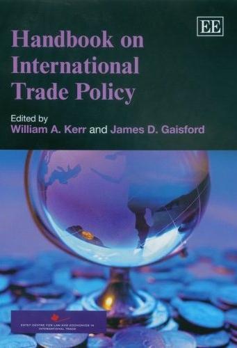 Handbook On International Trade Policy.
