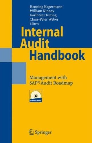 Internal Audit Handbook: Management With Sap-Audit Roadmap Internal Audit Handbook: Management With Sap-Audit Roadmap