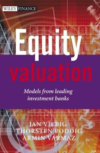 Equity Valuation: Models From Leading Investment Banks