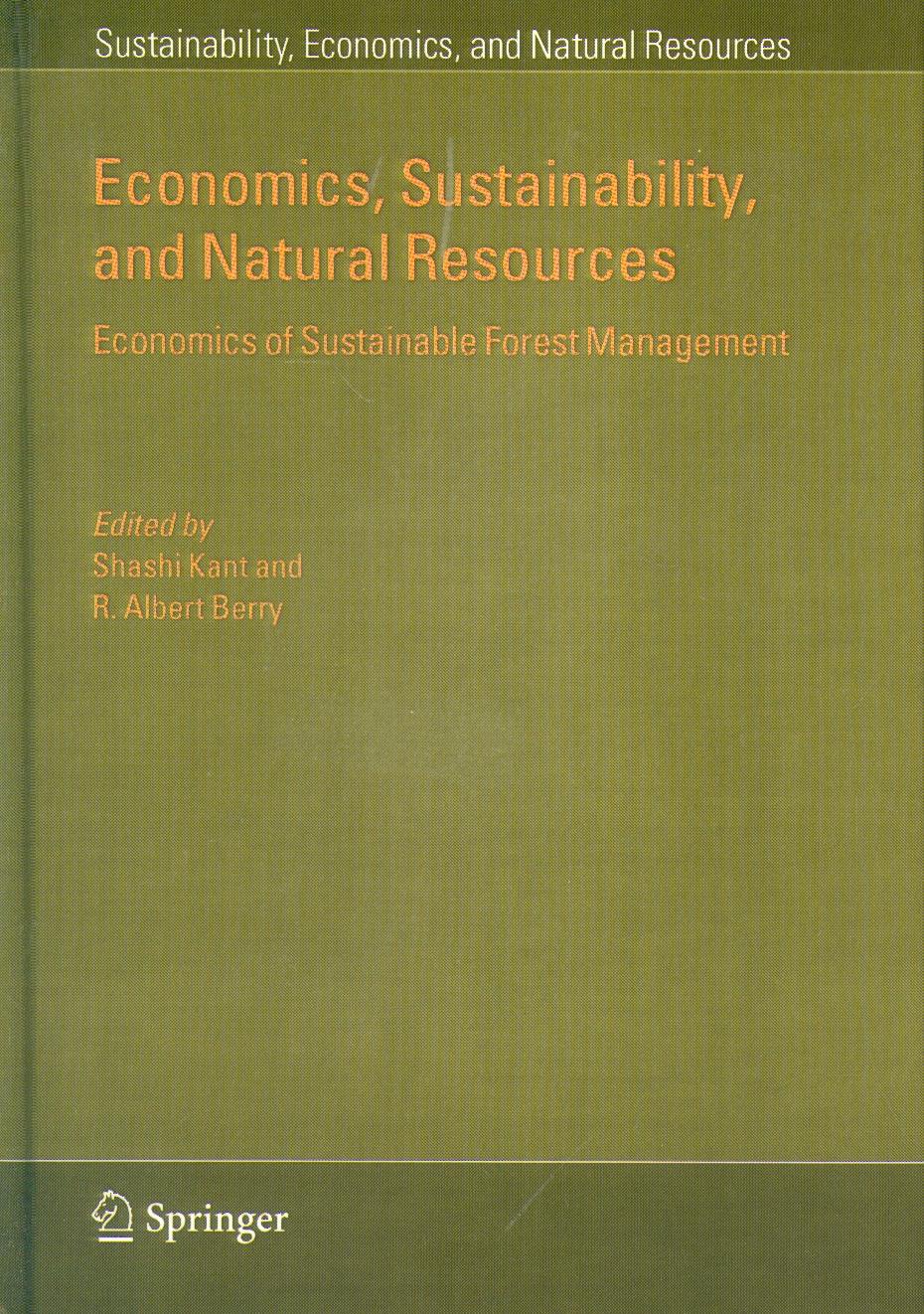 Economics, Sustainability, And Natural Resources