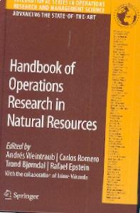 Handbook Of Operations Research In Natural Resources