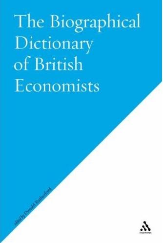 Biographical Dictionary Of British Economists