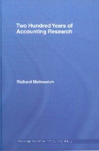 Two Hundred Years Of Accounting Research