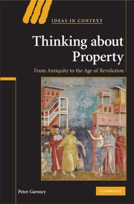 Thinking About Property. From Antiquity To The Age Of Revolution