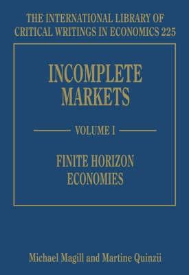 Incomplete Markets. 2 Vols. Set.