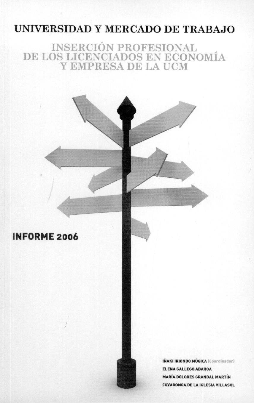 Universidad y Mercado de Trabajo. Informe 2006 "Insercion Profesional  Licenciados en Economia  y Empresa Ucm". Insercion Profesional  Licenciados en Economia  y Empresa Ucm