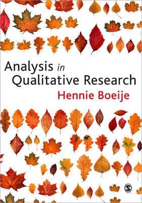 Anaylysis In Qualitative Research