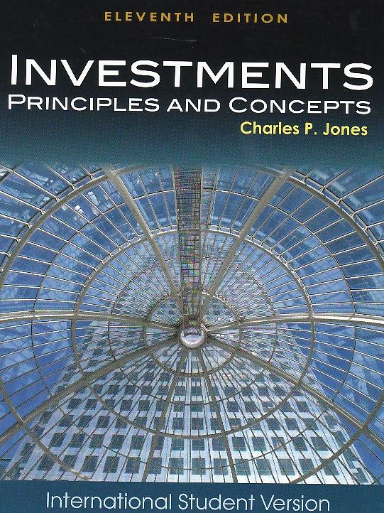 Investments "Principles And Concepts"