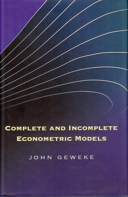 Complete And Incomplete Econometric Models