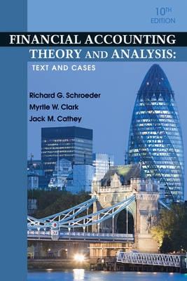 Financial Accounting. Theory And Analysis. "Text And Cases"
