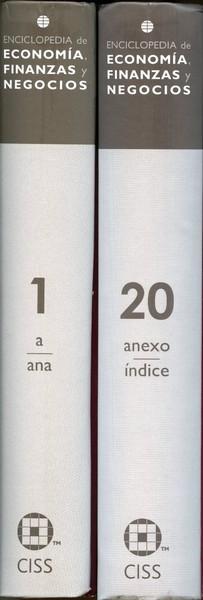 Enciclopedia de Economia Finanzas y Negocios "20 Tomos". 20 Tomos