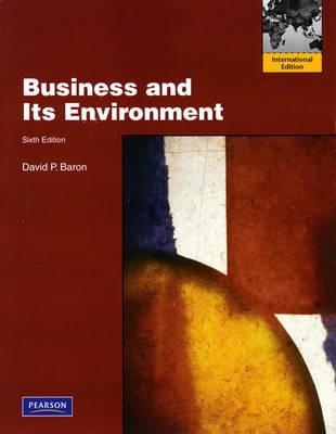 Business And Its Environment