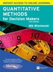 Quantitative Methods For Decision Makers With Mymathlab Global