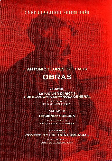 Antonio Flores de Lemus. Obras. "3 Volumenes"