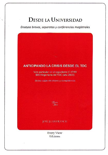 Anticipando la crisis desde el TDC