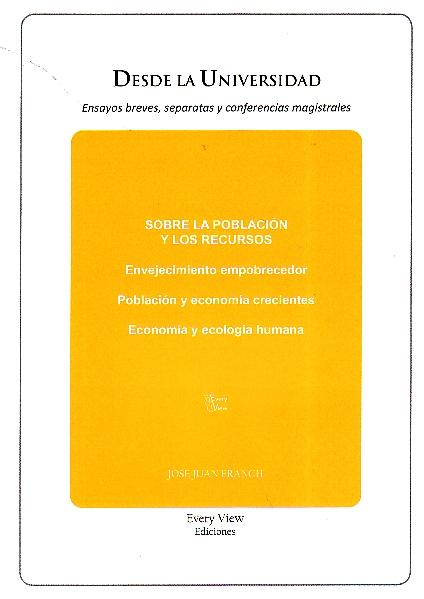 Sobre la poblacion y los recursos