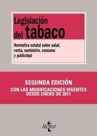 Legislación del tabaco "Normativa estatal sobre salud, venta, suministro, consumo y publ". Normativa estatal sobre salud, venta, suministro, consumo y publ