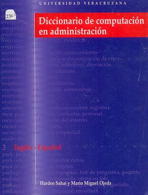 Diccionario de computacion en administracion